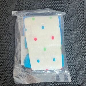 Nurse Mates Compression Trouser Socks - Black and Blue